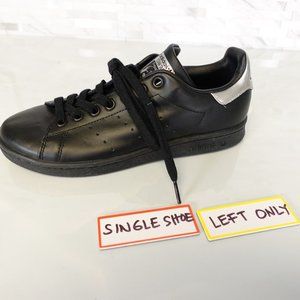 Adidas Womens Black Sneaker 6.5 Shoe SINGLE SHOE LEFT Amputee Leather Low